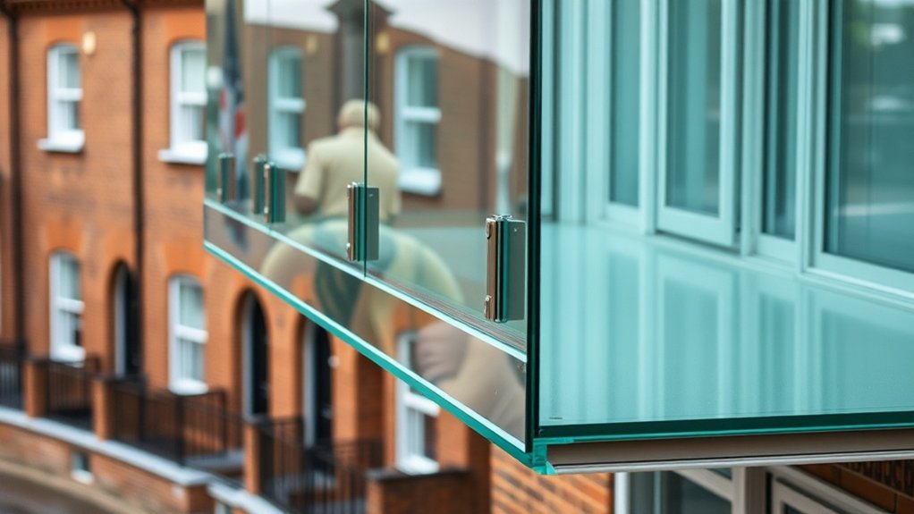 Glass Balcony Installation Crystal Palace