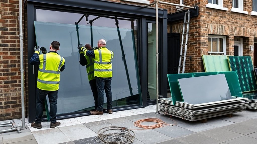 Low-E Glass Installation Crystal Palace