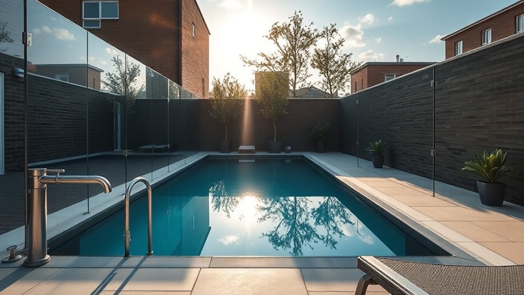 Pool Glass Fencing Crystal Palace