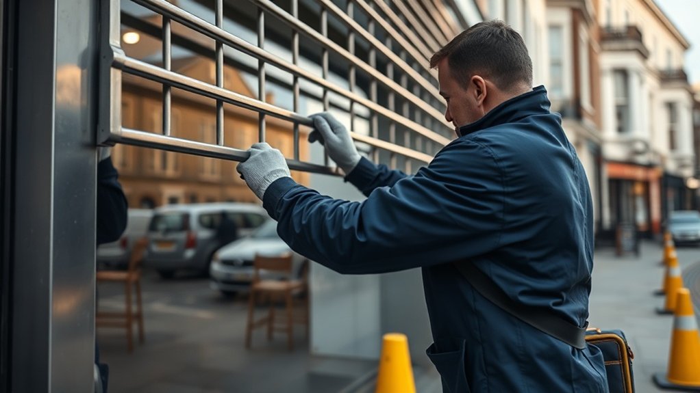 Security Grille Installation Crystal Palace